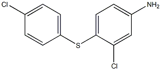 3-chloro-4-[(4-chlorophenyl)sulfanyl]aniline Struktur