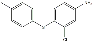 3-chloro-4-[(4-methylphenyl)sulfanyl]aniline Struktur