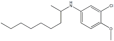 3-chloro-4-methoxy-N-(nonan-2-yl)aniline Struktur