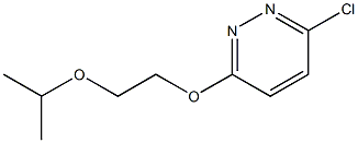 3-chloro-6-(2-isopropoxyethoxy)pyridazine Struktur