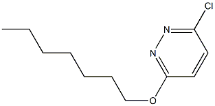 3-chloro-6-(heptyloxy)pyridazine Struktur