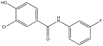 3-chloro-N-(3-fluorophenyl)-4-hydroxybenzamide Struktur