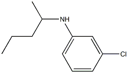 3-chloro-N-(pentan-2-yl)aniline Struktur