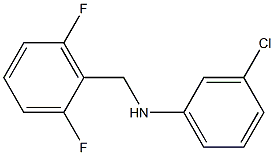 3-chloro-N-[(2,6-difluorophenyl)methyl]aniline Struktur