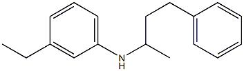 3-ethyl-N-(4-phenylbutan-2-yl)aniline Struktur