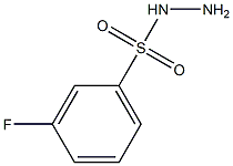 3-fluorobenzene-1-sulfonohydrazide Struktur