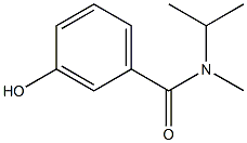 3-hydroxy-N-methyl-N-(propan-2-yl)benzamide Struktur