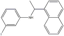 3-iodo-N-[1-(naphthalen-1-yl)ethyl]aniline Struktur