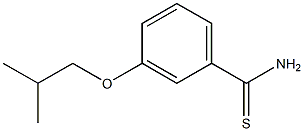 3-isobutoxybenzenecarbothioamide Struktur