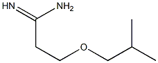 3-isobutoxypropanimidamide Struktur