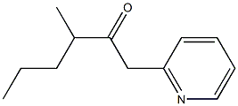 3-methyl-1-(pyridin-2-yl)hexan-2-one Struktur