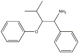 3-methyl-2-phenoxy-1-phenylbutan-1-amine Struktur