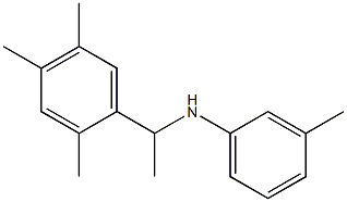 3-methyl-N-[1-(2,4,5-trimethylphenyl)ethyl]aniline Struktur