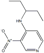 3-nitro-N-(pentan-3-yl)pyridin-4-amine Struktur