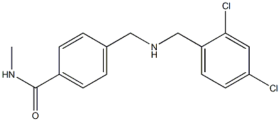 4-({[(2,4-dichlorophenyl)methyl]amino}methyl)-N-methylbenzamide Struktur