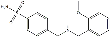 4-({[(2-methoxyphenyl)methyl]amino}methyl)benzene-1-sulfonamide Struktur