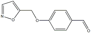 4-(1,2-oxazol-5-ylmethoxy)benzaldehyde Struktur