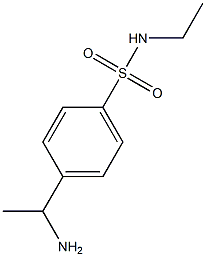 4-(1-aminoethyl)-N-ethylbenzene-1-sulfonamide Struktur