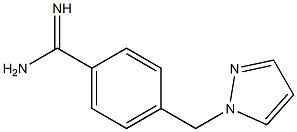 4-(1H-pyrazol-1-ylmethyl)benzenecarboximidamide Struktur