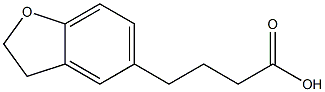 4-(2,3-dihydro-1-benzofuran-5-yl)butanoic acid Struktur