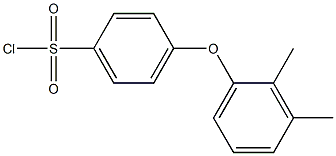 4-(2,3-dimethylphenoxy)benzene-1-sulfonyl chloride Struktur