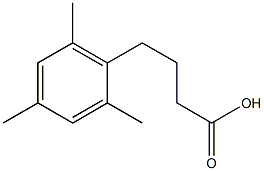 4-(2,4,6-trimethylphenyl)butanoic acid Struktur