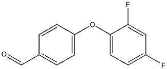 4-(2,4-difluorophenoxy)benzaldehyde Struktur