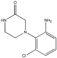 4-(2-amino-6-chlorophenyl)piperazin-2-one Struktur