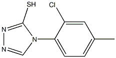 4-(2-chloro-4-methylphenyl)-4H-1,2,4-triazole-3-thiol Struktur