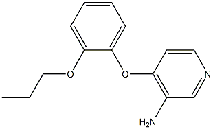 4-(2-propoxyphenoxy)pyridin-3-amine Struktur