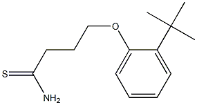 4-(2-tert-butylphenoxy)butanethioamide Struktur