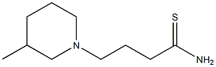 4-(3-methylpiperidin-1-yl)butanethioamide Struktur