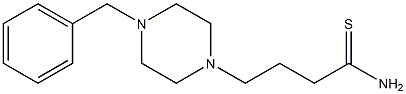 4-(4-benzylpiperazin-1-yl)butanethioamide Struktur