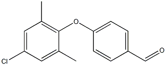 4-(4-chloro-2,6-dimethylphenoxy)benzaldehyde Struktur