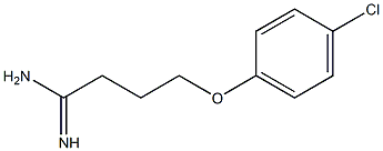 4-(4-chlorophenoxy)butanimidamide Struktur