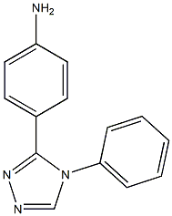 4-(4-phenyl-4H-1,2,4-triazol-3-yl)aniline Struktur