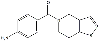 4-(6,7-dihydrothieno[3,2-c]pyridin-5(4H)-ylcarbonyl)aniline Struktur