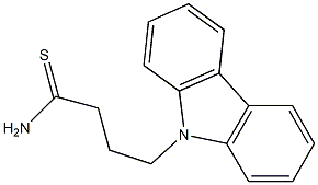 4-(9H-carbazol-9-yl)butanethioamide Struktur