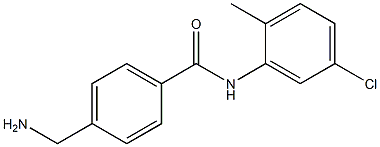 4-(aminomethyl)-N-(5-chloro-2-methylphenyl)benzamide Struktur