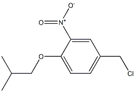 4-(chloromethyl)-1-(2-methylpropoxy)-2-nitrobenzene Struktur