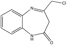 4-(chloromethyl)-2,3-dihydro-1H-1,5-benzodiazepin-2-one Struktur