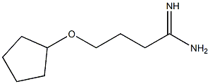 4-(cyclopentyloxy)butanimidamide Struktur