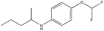 4-(difluoromethoxy)-N-(pentan-2-yl)aniline Struktur