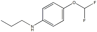 4-(difluoromethoxy)-N-propylaniline Struktur