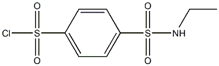 4-(ethylsulfamoyl)benzene-1-sulfonyl chloride Struktur