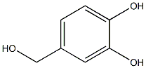 4-(hydroxymethyl)benzene-1,2-diol Struktur