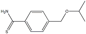 4-(isopropoxymethyl)benzenecarbothioamide Struktur