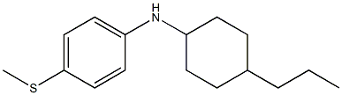 4-(methylsulfanyl)-N-(4-propylcyclohexyl)aniline Struktur