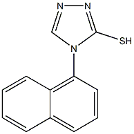 4-(naphthalen-1-yl)-4H-1,2,4-triazole-3-thiol Struktur