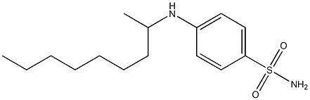 4-(nonan-2-ylamino)benzene-1-sulfonamide Struktur